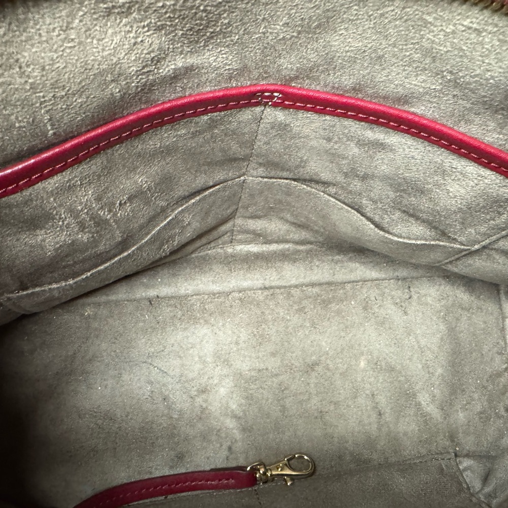 Michael Kors Cherry Red Satchel - Picture 15 of 16
